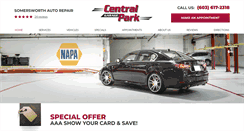 Desktop Screenshot of centralparkgarage.com